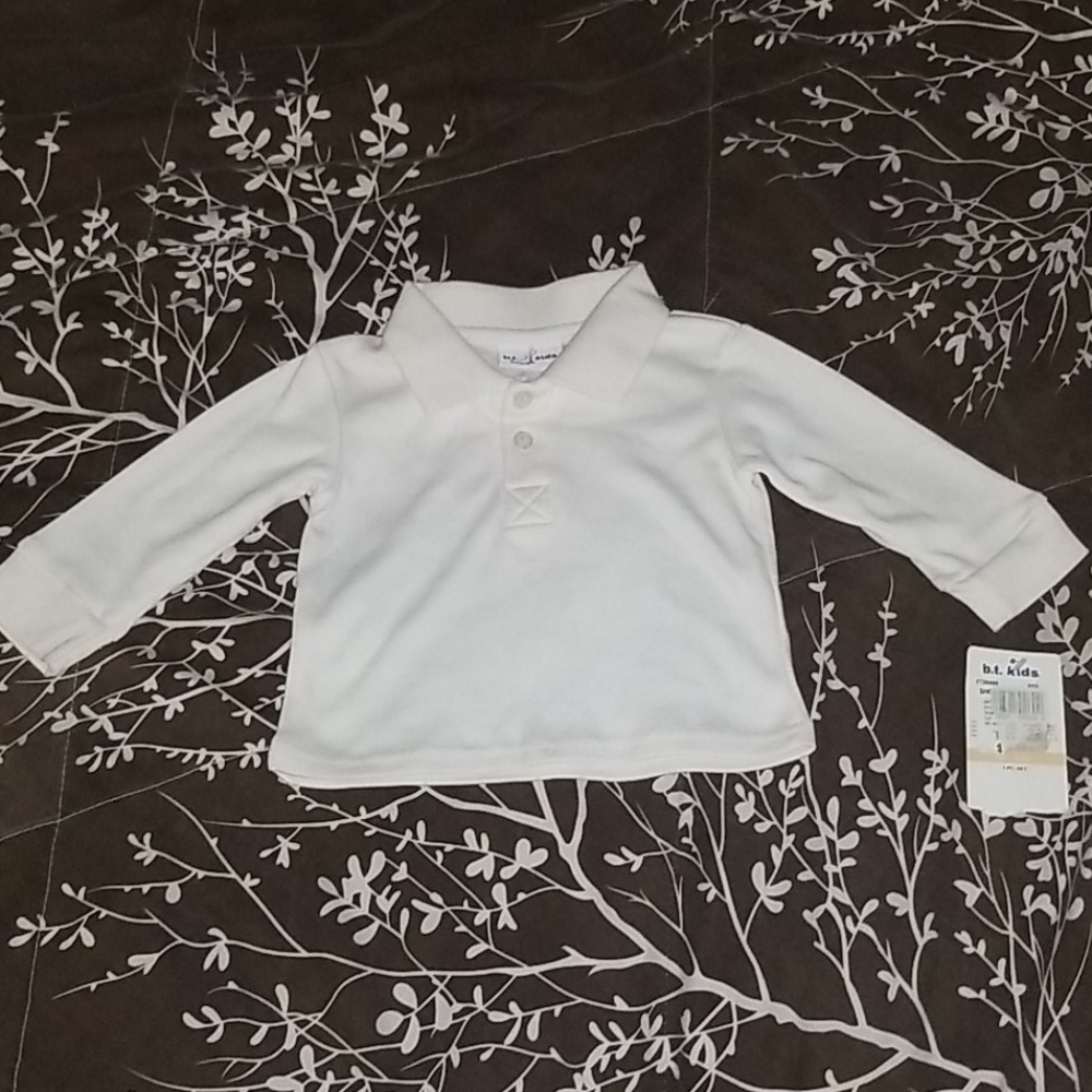 White long sleave collar shirt